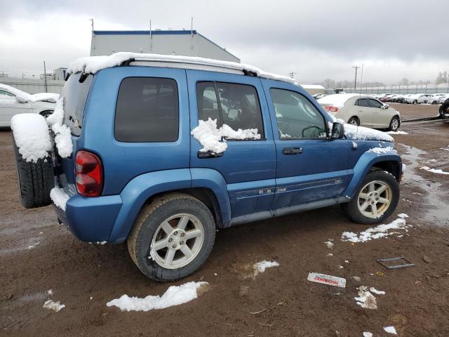 1J4GL58K26W252180 - 2006 JEEP LIBERTY LIMITED BLUE photo 3