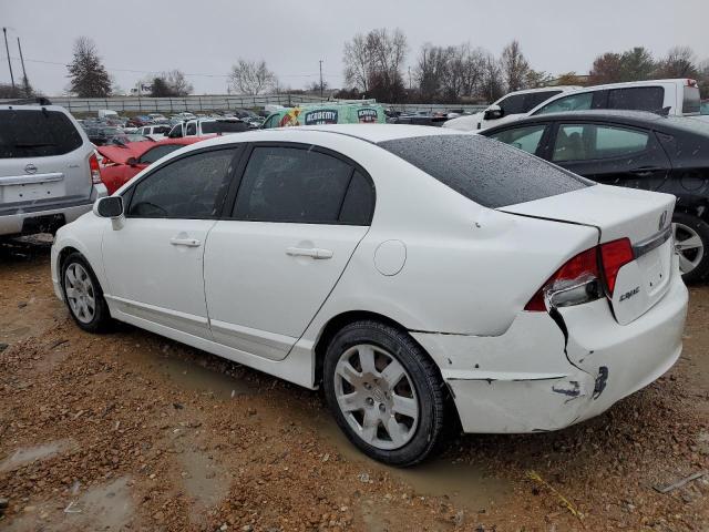 19XFA1F58BE016277 - 2011 HONDA CIVIC LX WHITE photo 2