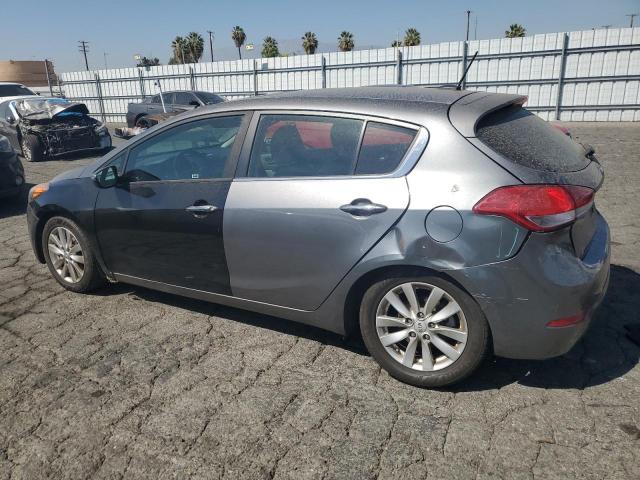 KNAFX5A81E5177378 - 2014 KIA FORTE EX GRAY photo 2