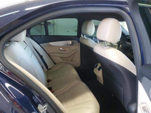 55SWF4KB9JU236825 - 2018 MERCEDES-BENZ C 300 4MATIC BLUE photo 10