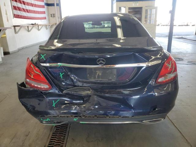 55SWF4KB9JU236825 - 2018 MERCEDES-BENZ C 300 4MATIC BLUE photo 6