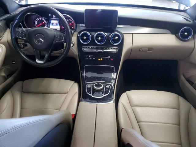 55SWF4KB9JU236825 - 2018 MERCEDES-BENZ C 300 4MATIC BLUE photo 8