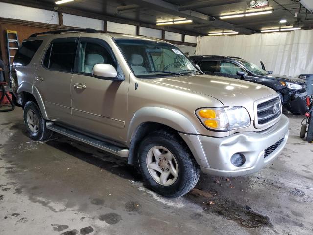 5TDBT44A52S068949 - 2002 TOYOTA SEQUOIA SR5 GOLD photo 4