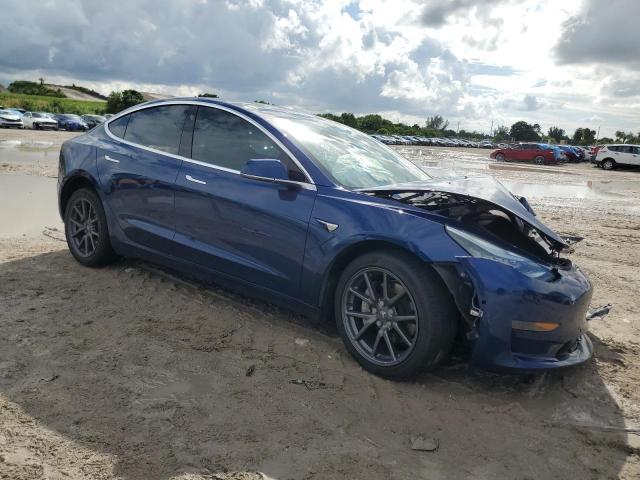 5YJ3E1EA1LF611912 - 2020 TESLA MODEL 3 BLUE photo 4