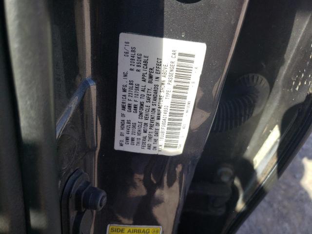 19UUB1F56GA014950 - 2016 ACURA TLX TECH Մոխրագույն լուսանկար 12