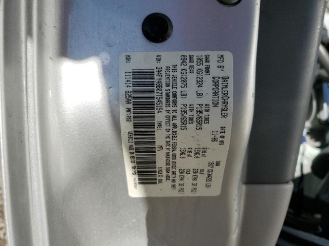 3A4FY48B07T545154 - 2007 CHRYSLER PT CRUISER 银色 照片 13