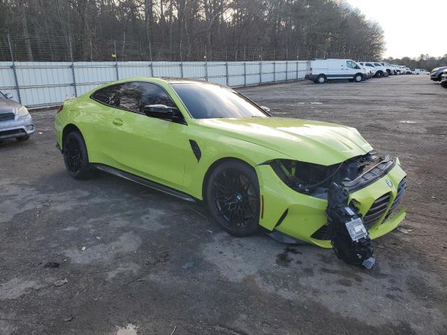 WBS33AZ09MCH46153 - 2021 BMW M4 COMPETITION GREEN photo 4