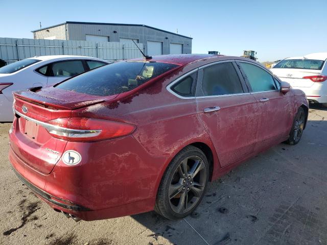 3FA6P0VP4HR239726 - 2017 FORD FUSION SPORT RED photo 3
