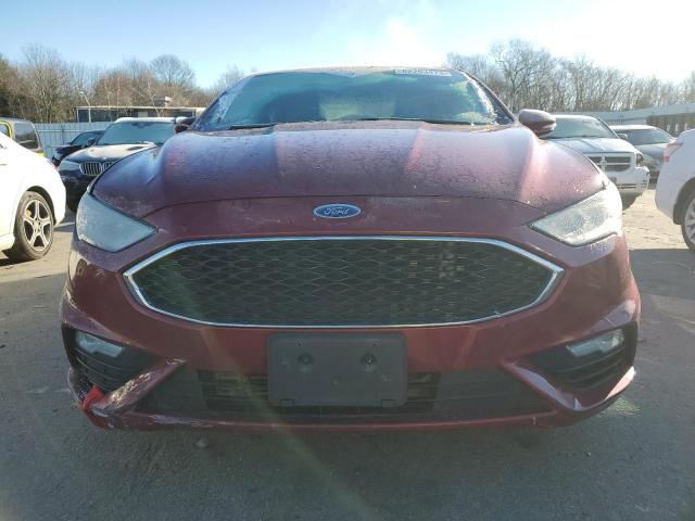 3FA6P0VP4HR239726 - 2017 FORD FUSION SPORT RED photo 5