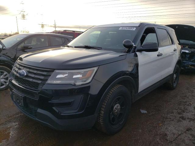 1FM5K8ARXJGC74547 - 2018 FORD EXPLORER POLICE INTERCEPTOR BLACK photo 1