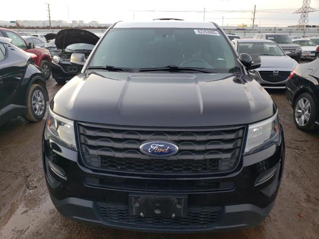 1FM5K8ARXJGC74547 - 2018 FORD EXPLORER POLICE INTERCEPTOR BLACK photo 5