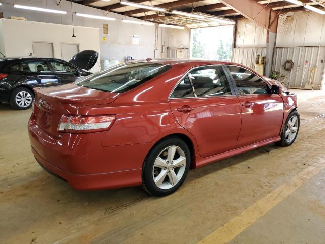 4T1BF3EK9BU688705 - 2011 TOYOTA CAMRY BASE أحمر صورة 3
