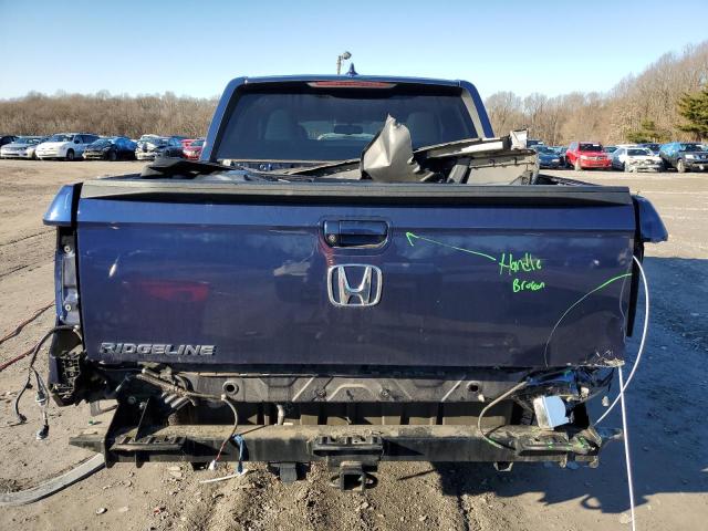 5FPYK2F67HB003762 - 2017 HONDA RIDGELINE RTL BLUE photo 6