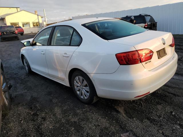 3VW2K7AJ7BM379336 - 2011 VOLKSWAGEN JETTA BASE WHITE photo 2