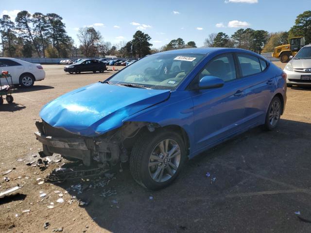 KMHD84LF8JU665624 - 2018 HYUNDAI ELANTRA SEL BLUE photo 1