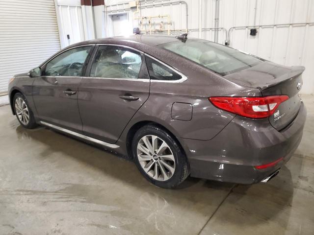 5NPE34AFXFH080684 - 2015 HYUNDAI SONATA SPORT BROWN photo 2