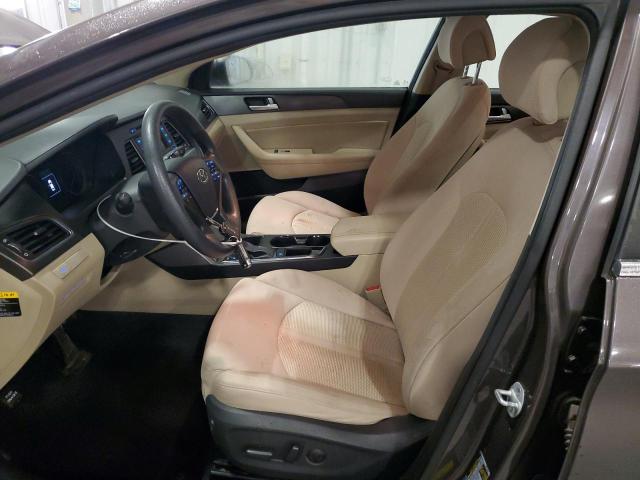 5NPE34AFXFH080684 - 2015 HYUNDAI SONATA SPORT BROWN photo 7