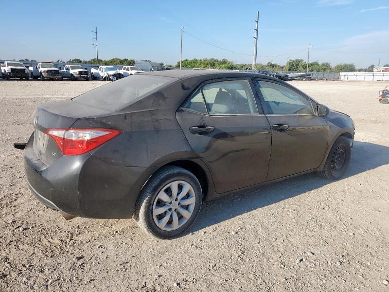 5YFBURHE3GP459816 - 2016 TOYOTA COROLLA L BLACK photo 3