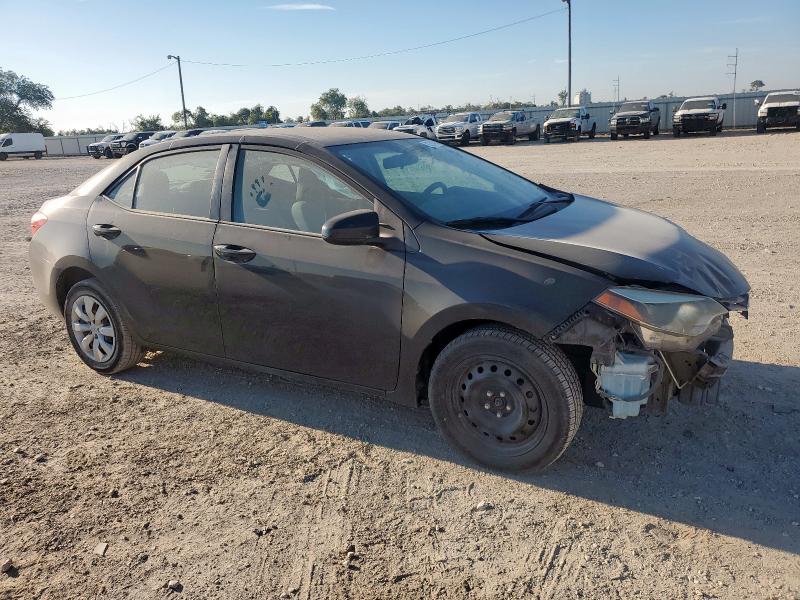 5YFBURHE3GP459816 - 2016 TOYOTA COROLLA L BLACK photo 4