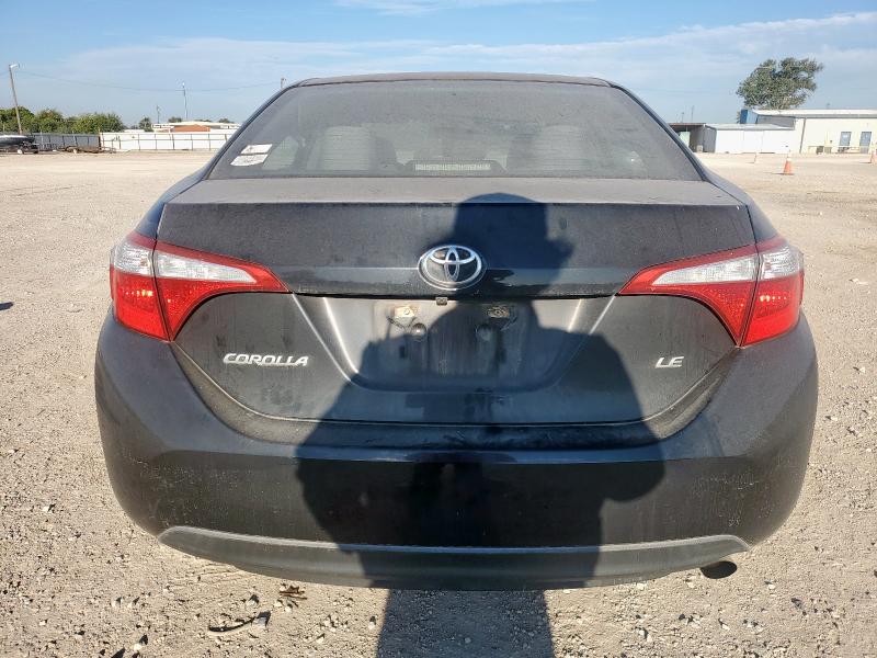 5YFBURHE3GP459816 - 2016 TOYOTA COROLLA L BLACK photo 6