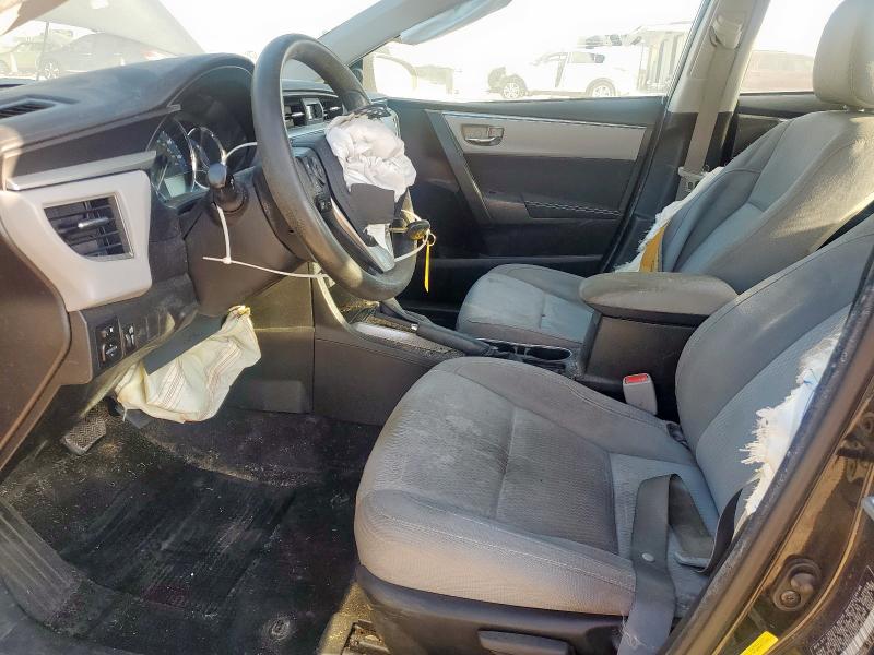 5YFBURHE3GP459816 - 2016 TOYOTA COROLLA L BLACK photo 7