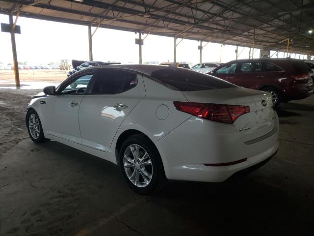 5XXGN4A76DG209427 - 2013 KIA OPTIMA EX WHITE photo 2