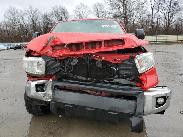 5TFCW5F19GX020306 - 2016 TOYOTA TUNDRA DOUBLE CAB SR/SR5 RED photo 5