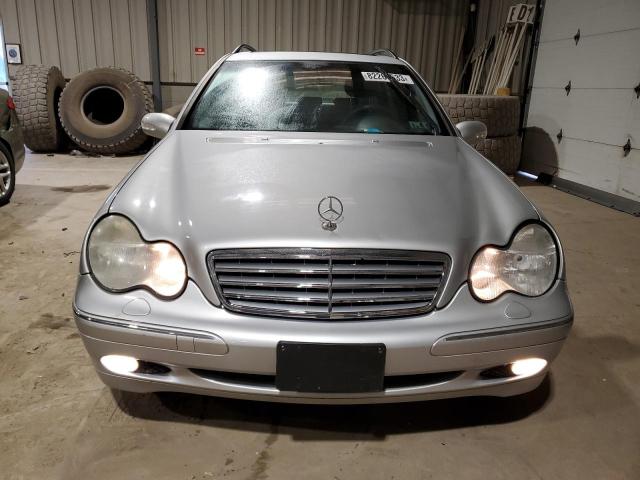 WDBRH64J22F143455 - 2002 MERCEDES-BENZ C 320 SILVER photo 5