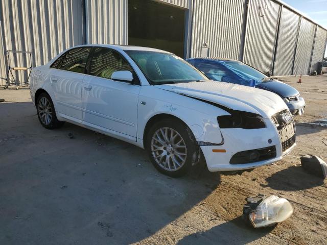 WAUAF78E58A140754 - 2008 AUDI A4 2.0T WHITE photo 4