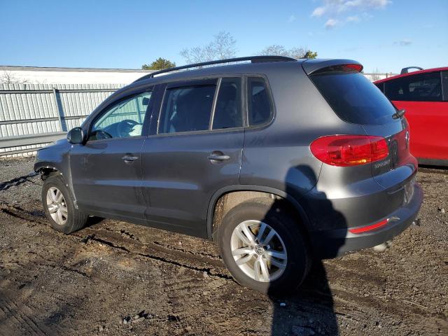 WVGBV7AX2GW605896 - 2016 VOLKSWAGEN TIGUAN S GRAY photo 2