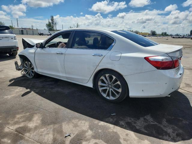1HGCR2F50DA045216 - 2013 HONDA ACCORD SPORT Blanc photo 2