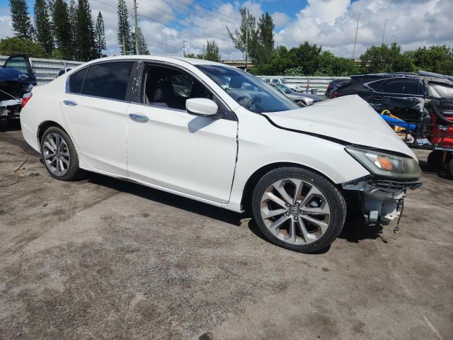 1HGCR2F50DA045216 - 2013 HONDA ACCORD SPORT Blanc photo 4