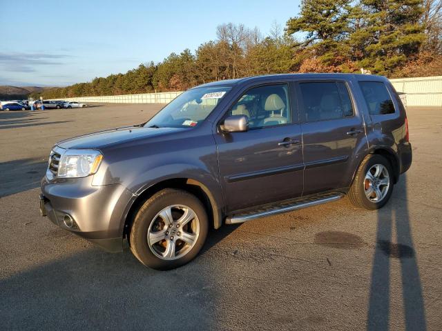 5FNYF4H56EB022098 - 2014 HONDA PILOT EXL GRAY photo 1