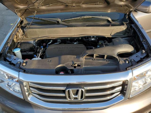 5FNYF4H56EB022098 - 2014 HONDA PILOT EXL GRAY photo 12