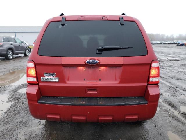 1FMCU0D75AKC16114 - 2010 FORD ESCAPE XLT RED photo 6