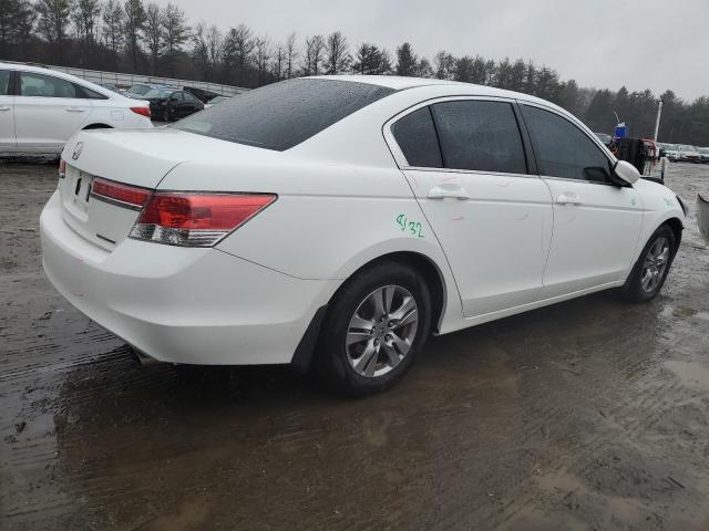 1HGCP2F68BA058680 - 2011 HONDA ACCORD SE WHITE photo 3