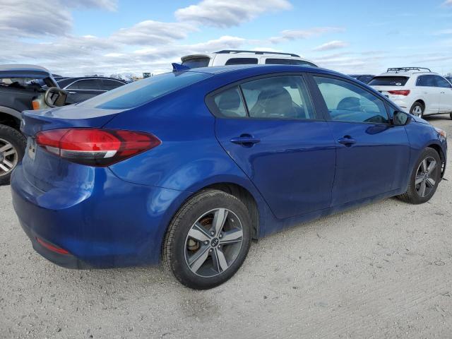 3KPFL4A75JE240738 - 2018 KIA FORTE LX BLUE photo 3