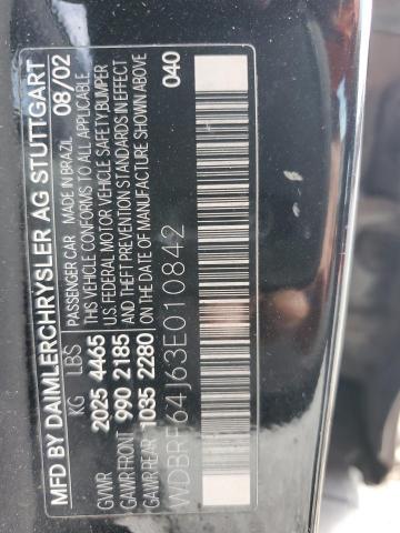 WDBRF64J63E010842 - 2003 MERCEDES-BENZ C 320 შავი ფოტო 12