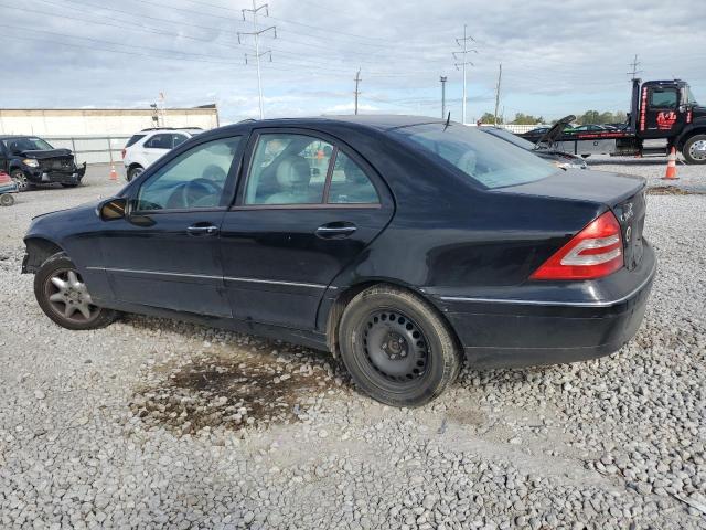 WDBRF64J63E010842 - 2003 MERCEDES-BENZ C 320 შავი ფოტო 2