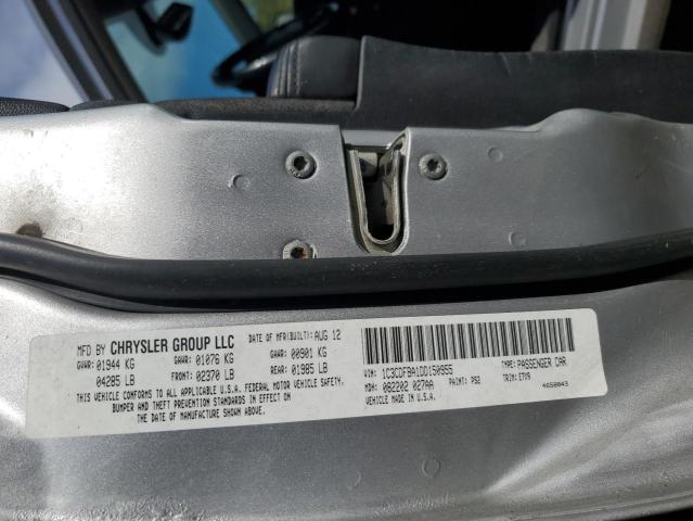 1C3CDFBA1DD150955 - 2013 DODGE DART SXT 银色 照片 12