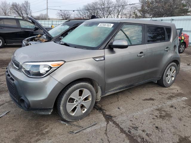 KNDJN2A20G7279288 - 2016 KIA SOUL GRAY photo 1