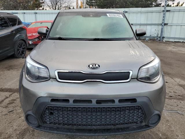 KNDJN2A20G7279288 - 2016 KIA SOUL GRAY photo 5