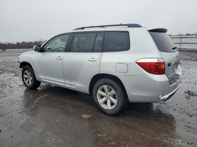 JTEES41A282046195 - 2008 TOYOTA HIGHLANDER SILVER photo 2