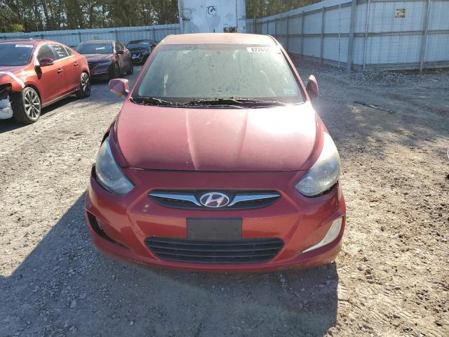 KMHCU4AE1CU099892 - 2012 HYUNDAI ACCENT GLS RED photo 5