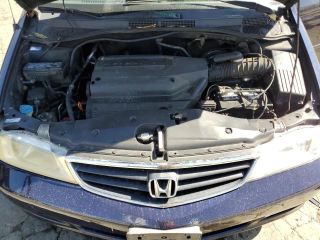 5FNRL18903B051530 - 2003 HONDA ODYSSEY EXL ლურჯი ფოტო 12