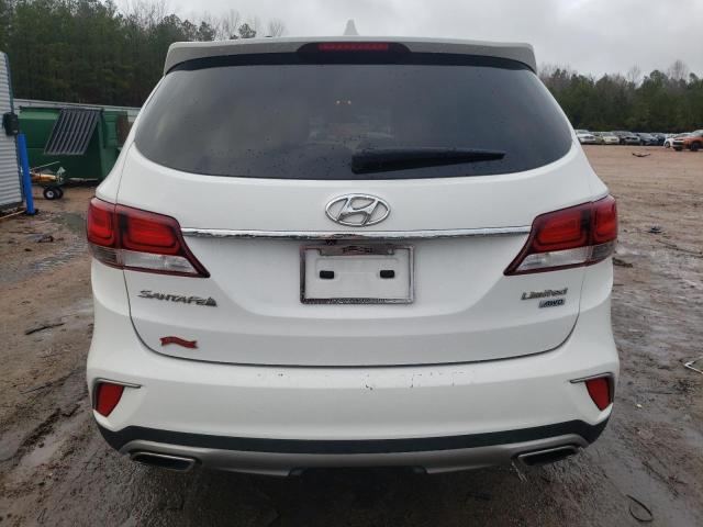 KM8SNDHF4HU174695 - 2017 HYUNDAI SANTA FE SE WHITE photo 6