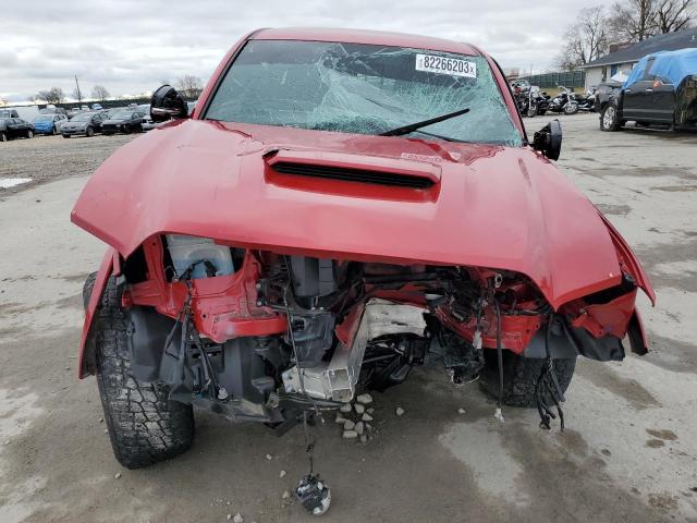 3TMCZ5AN3LM323860 - 2020 TOYOTA TACOMA DOUBLE CAB RED photo 5