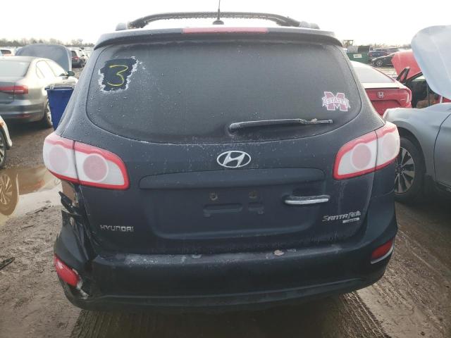 5XYZK3AB1BG046999 - 2011 HYUNDAI SANTA FE LIMITED BLUE photo 6