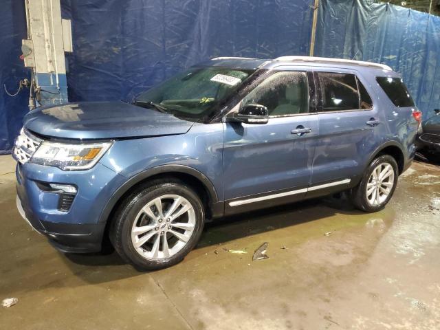 1FM5K8D89JGC67821 - 2018 FORD EXPLORER XLT BLUE photo 1