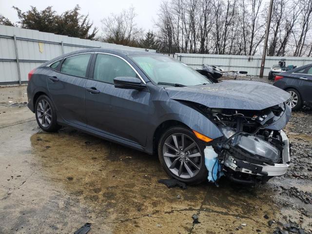 2HGFC1F74MH700120 - 2021 HONDA CIVIC EXL ნაცრისფერი ფოტო 4